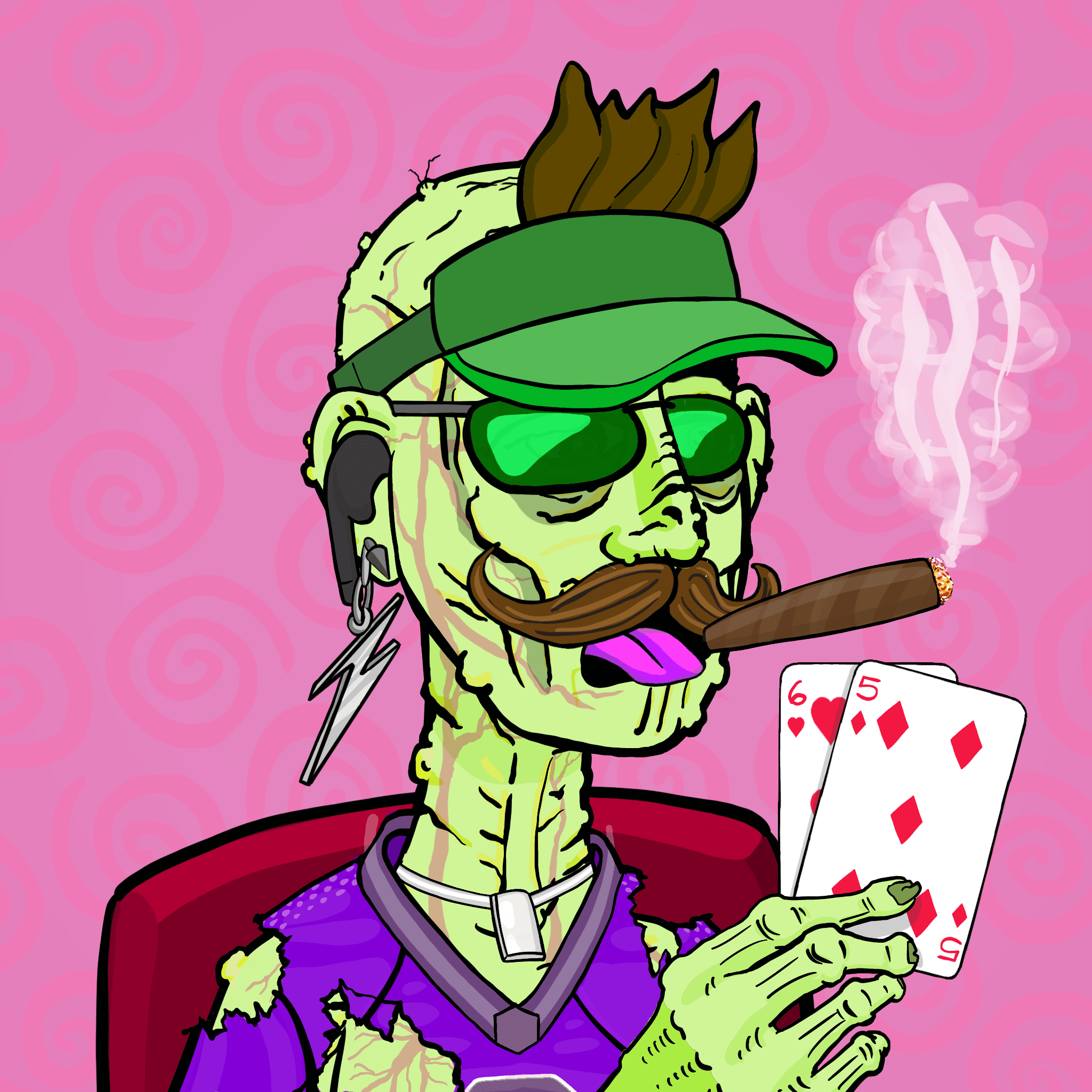 Zombie Poker Freak Gen. #0009
