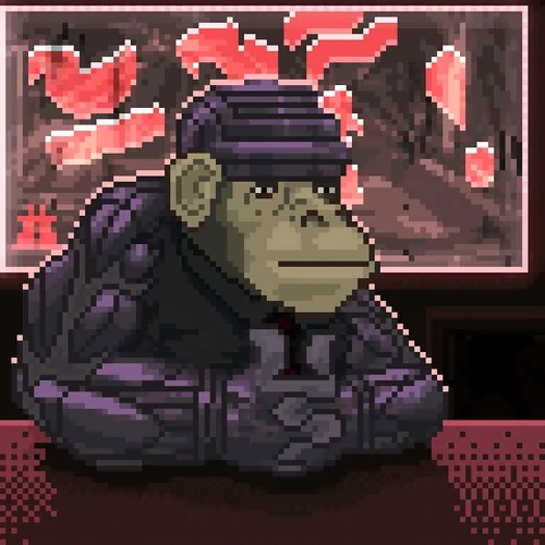 Cyberpunk Ape Executives - #77