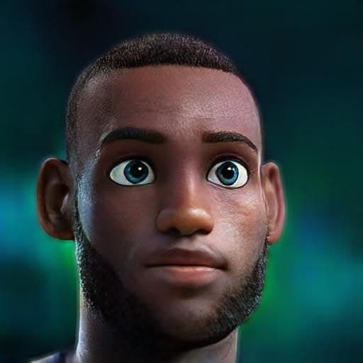 Cartoon Lebron James