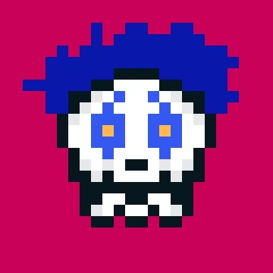 Kawaii SKULL #9504