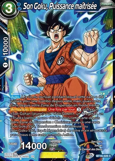 Son Goku, Puissance maîtrisée BT16-025