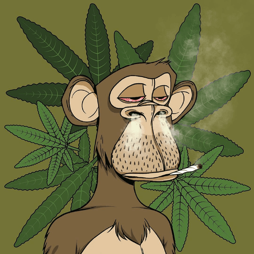 Animated Bored Ape [ Cannabis ]