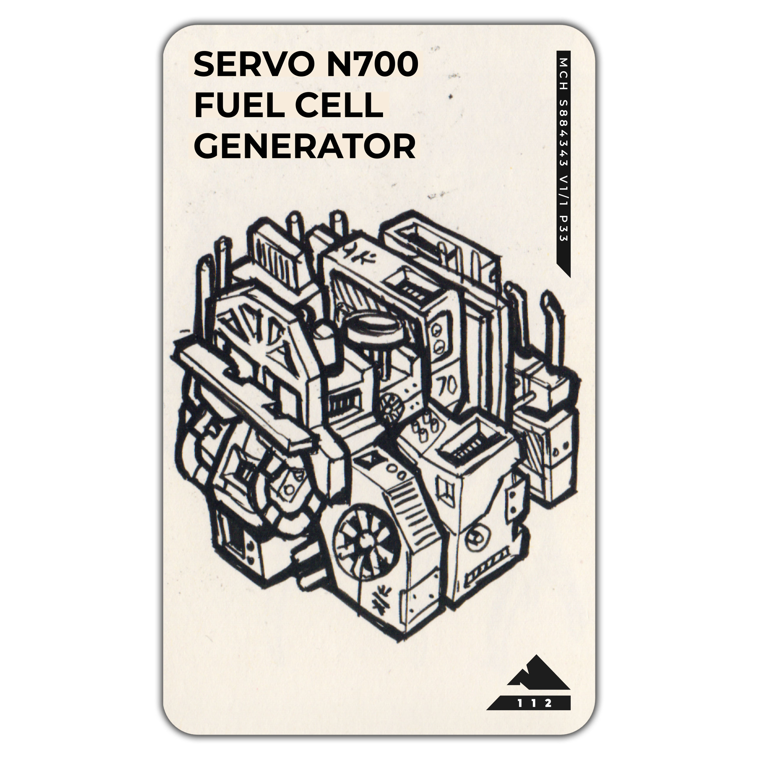 SERVO N700 FUEL CELL GENERATOR [ 1 1 2 ] ~ MCH S884343 V1/1 P33