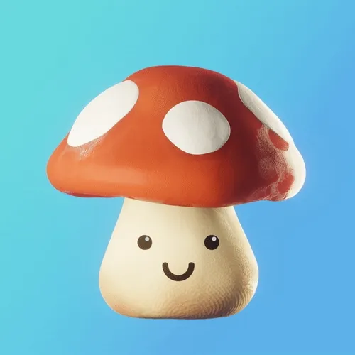 Moving Plants - Normal Mushroom #01