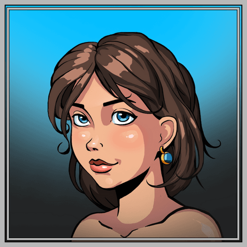 Scerg's first character art for Innocent Witches