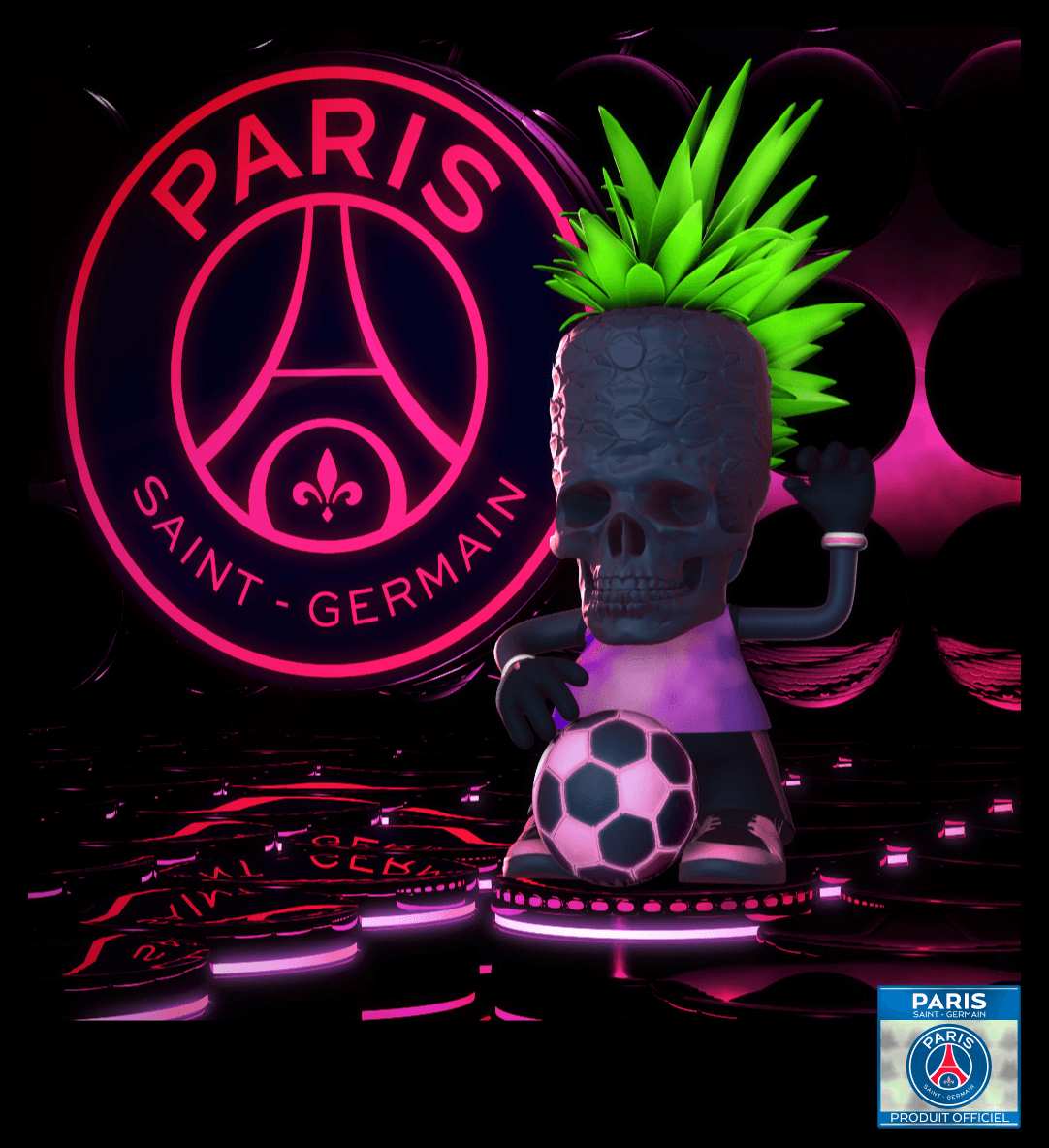 LUCKY BUDDY PSG FOURTH KIT - Unique 1/1 + PSG merchandise pack