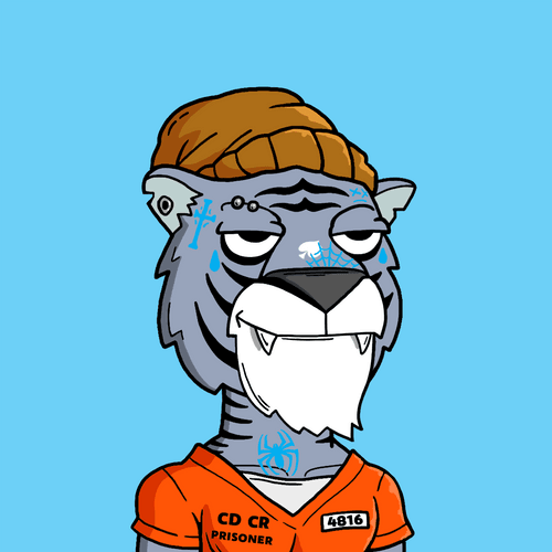 Grouchy Tiger Social Club #205