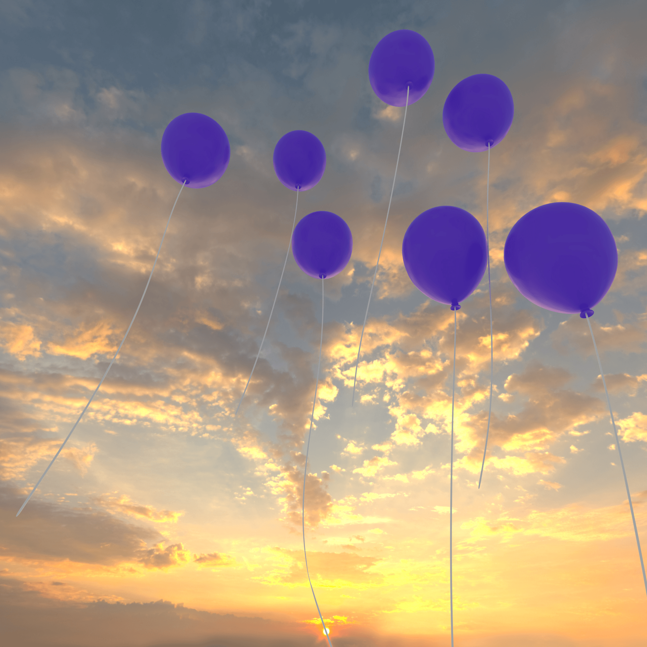 Sunset Balloons #1