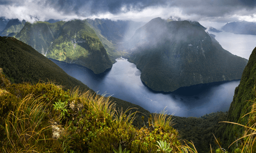 Doubtful Sound from above