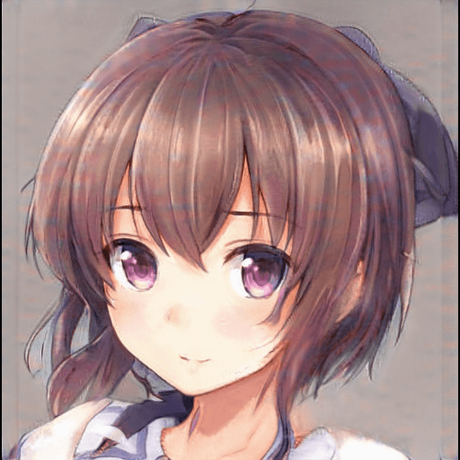 anime pretty girl with brown hair