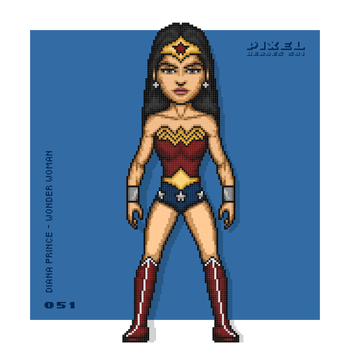 PixelHeroes S01 #051 / Edition 2 of 3 / Wonder Woman