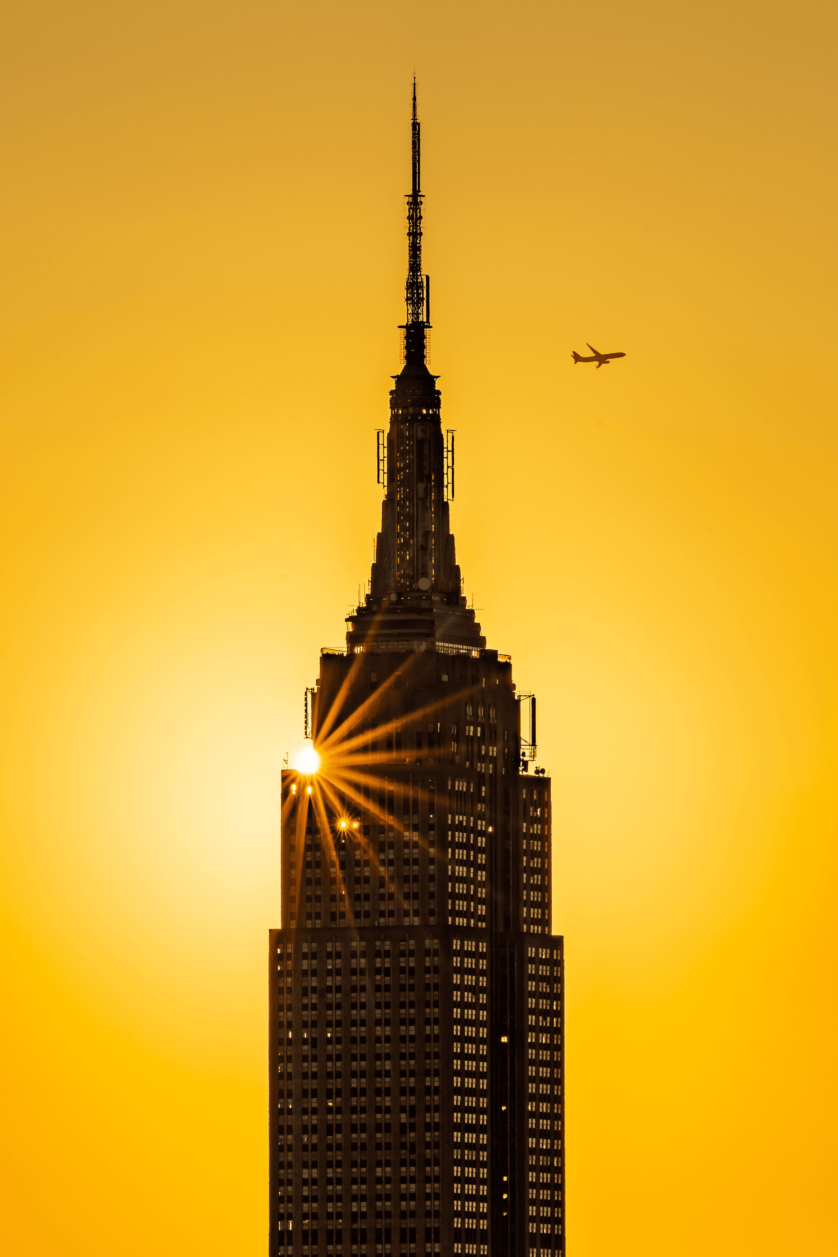 Empire Eclipse | Sunset Flight ✈️ 