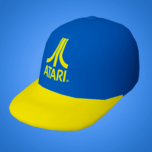 Blue Atari Cap