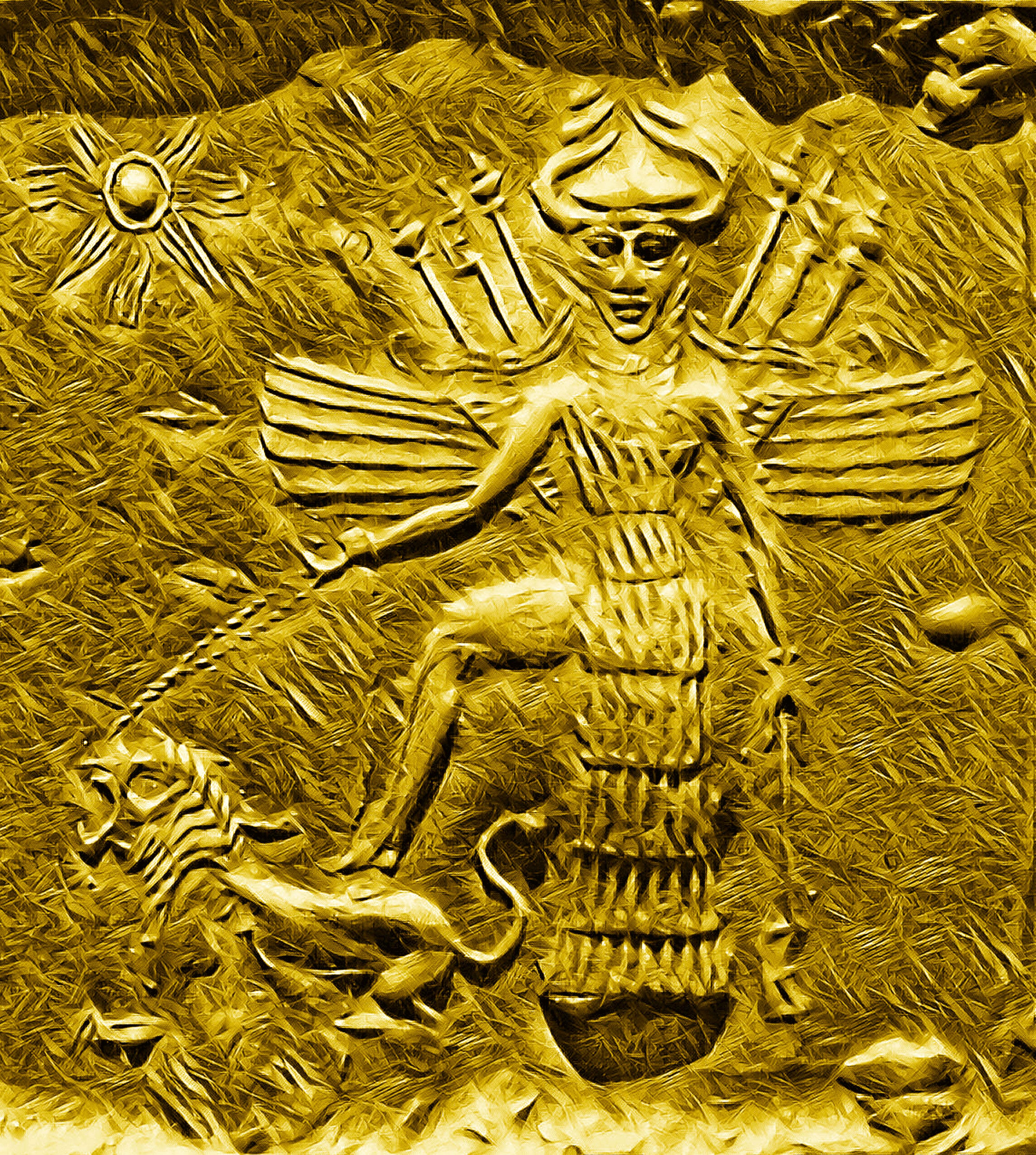 Crypto Goddess Inanna 1/1000 Crypto Goddess Gold Series