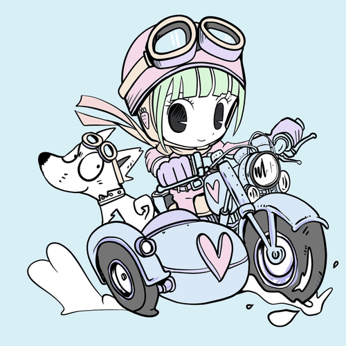 motorcycle with sidecar #2