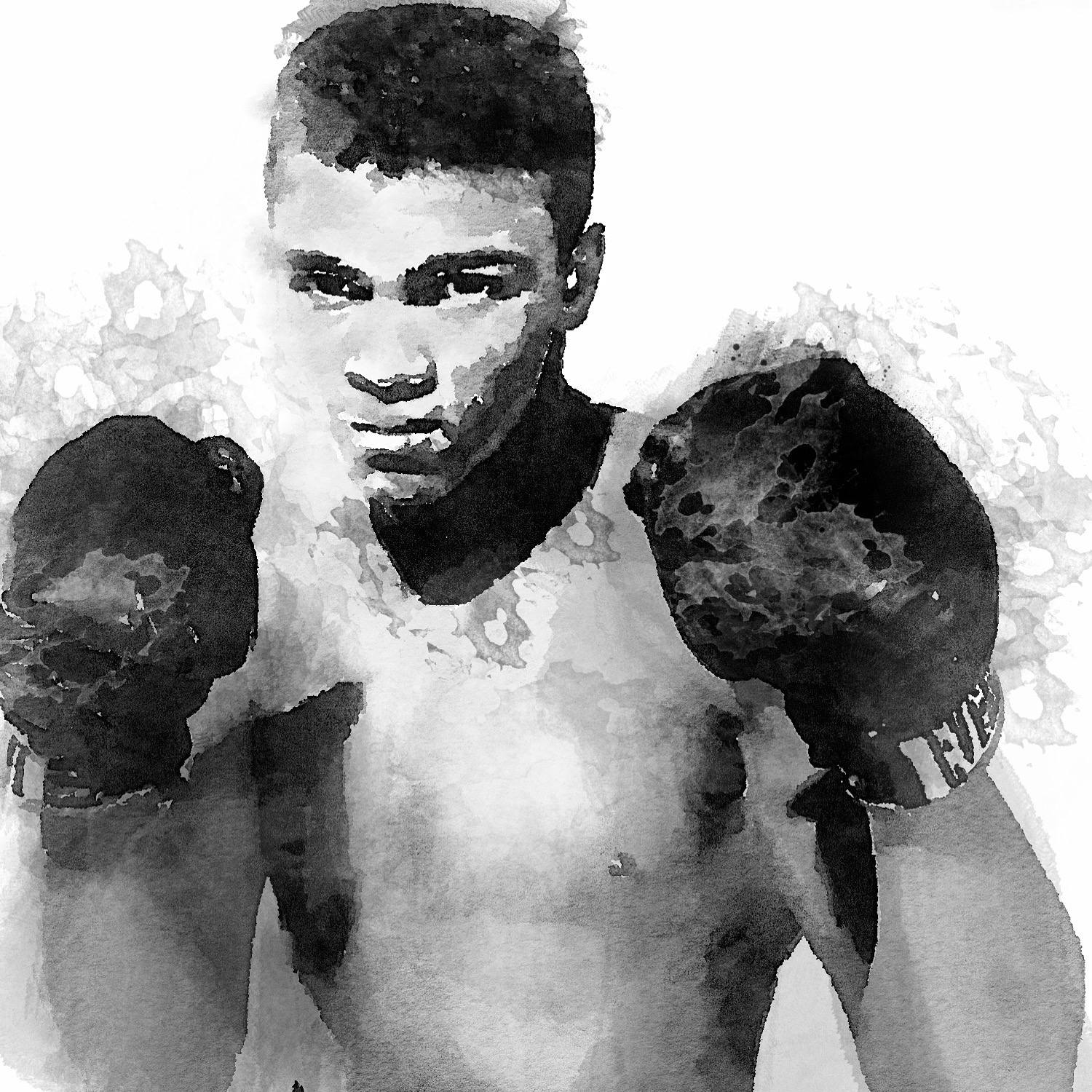 Muhammad Ali - Digital Ink Portraits | OpenSea