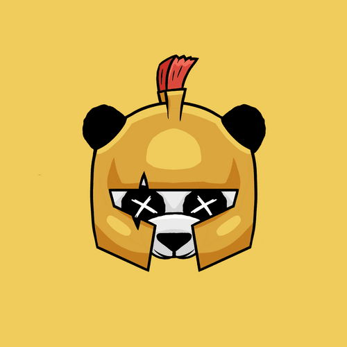 Panda Head #087