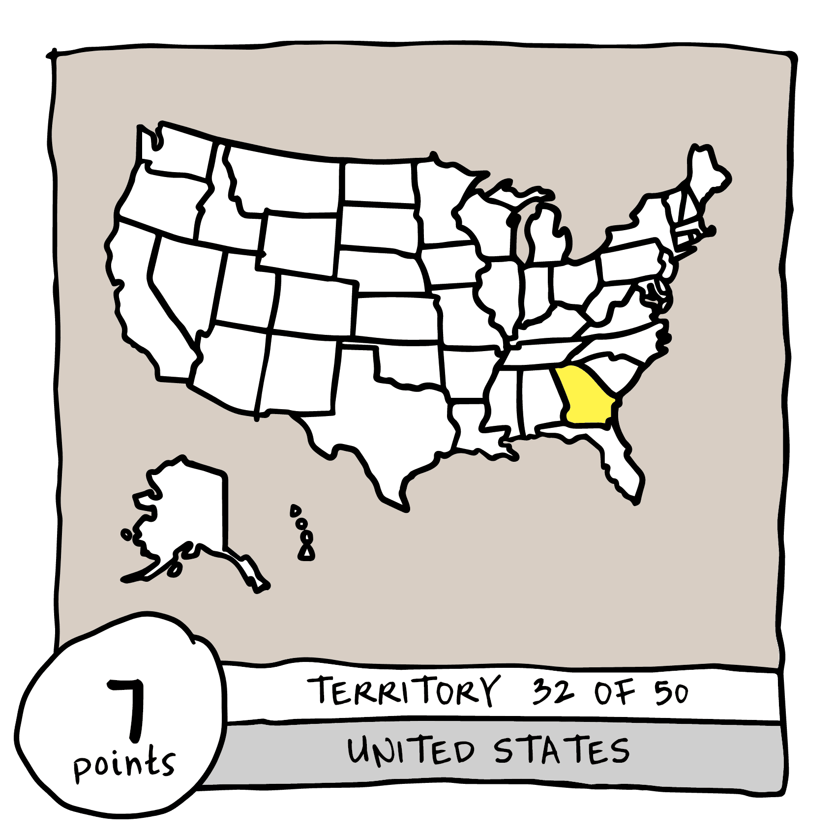 Territory 32/50 - United States (Georgia)