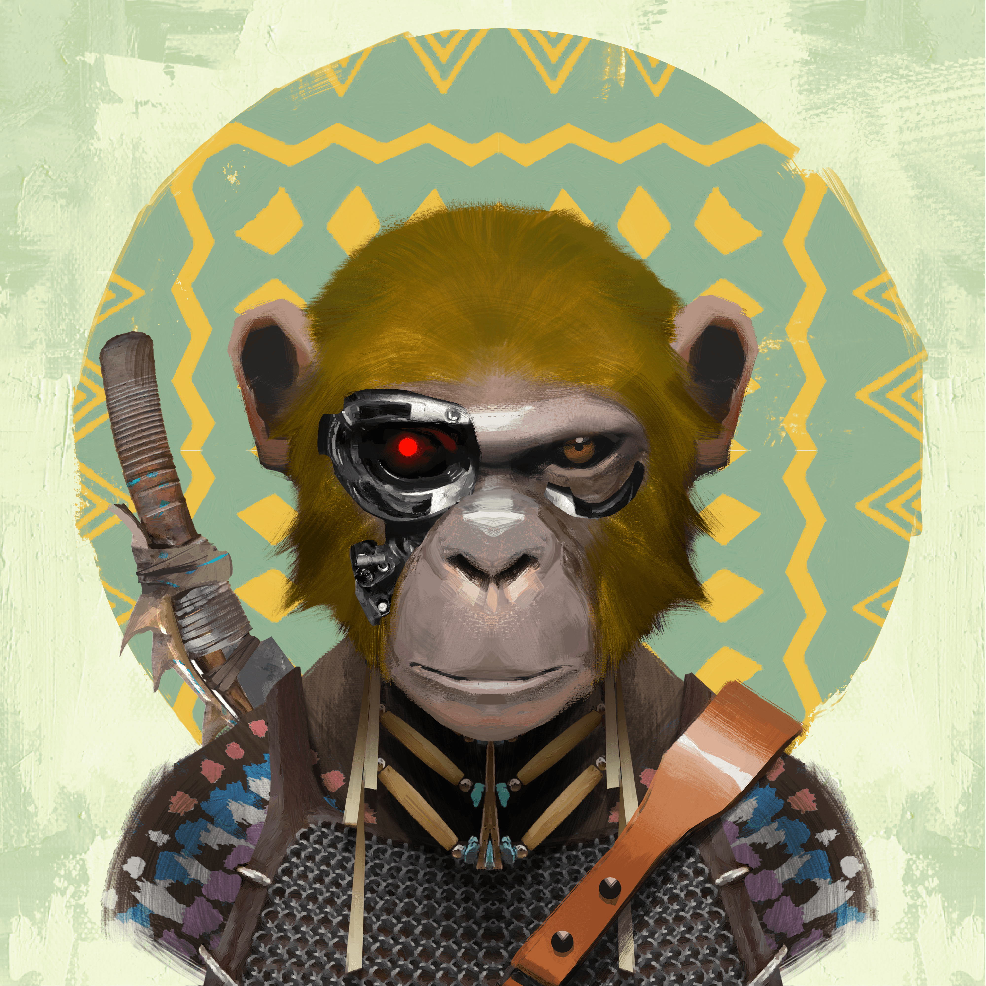 Angry Ape Army Valkyrie #3532