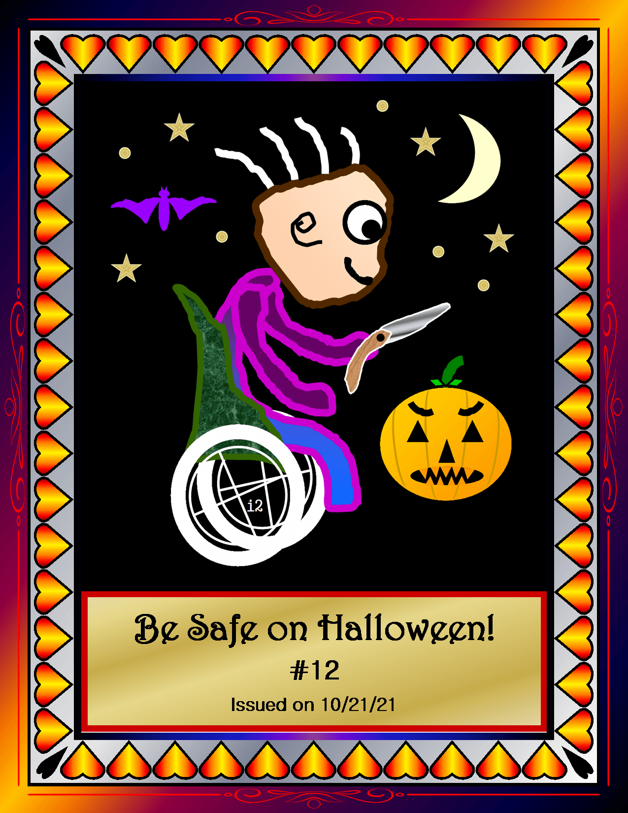 Harold Collectible #12: Be Safe on Halloween!