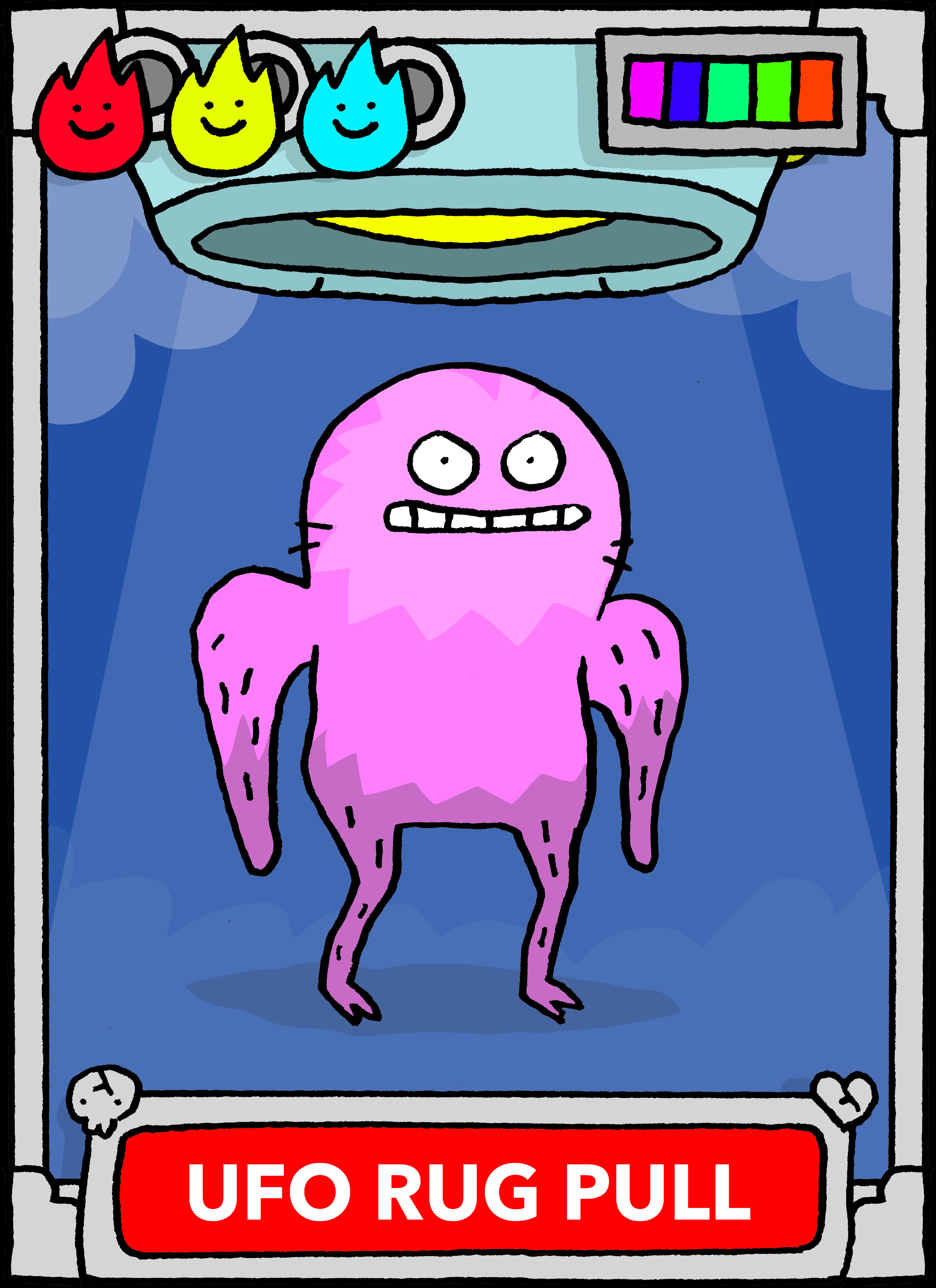 UFO RUG CARD