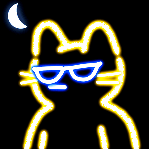 Neon Cat #154