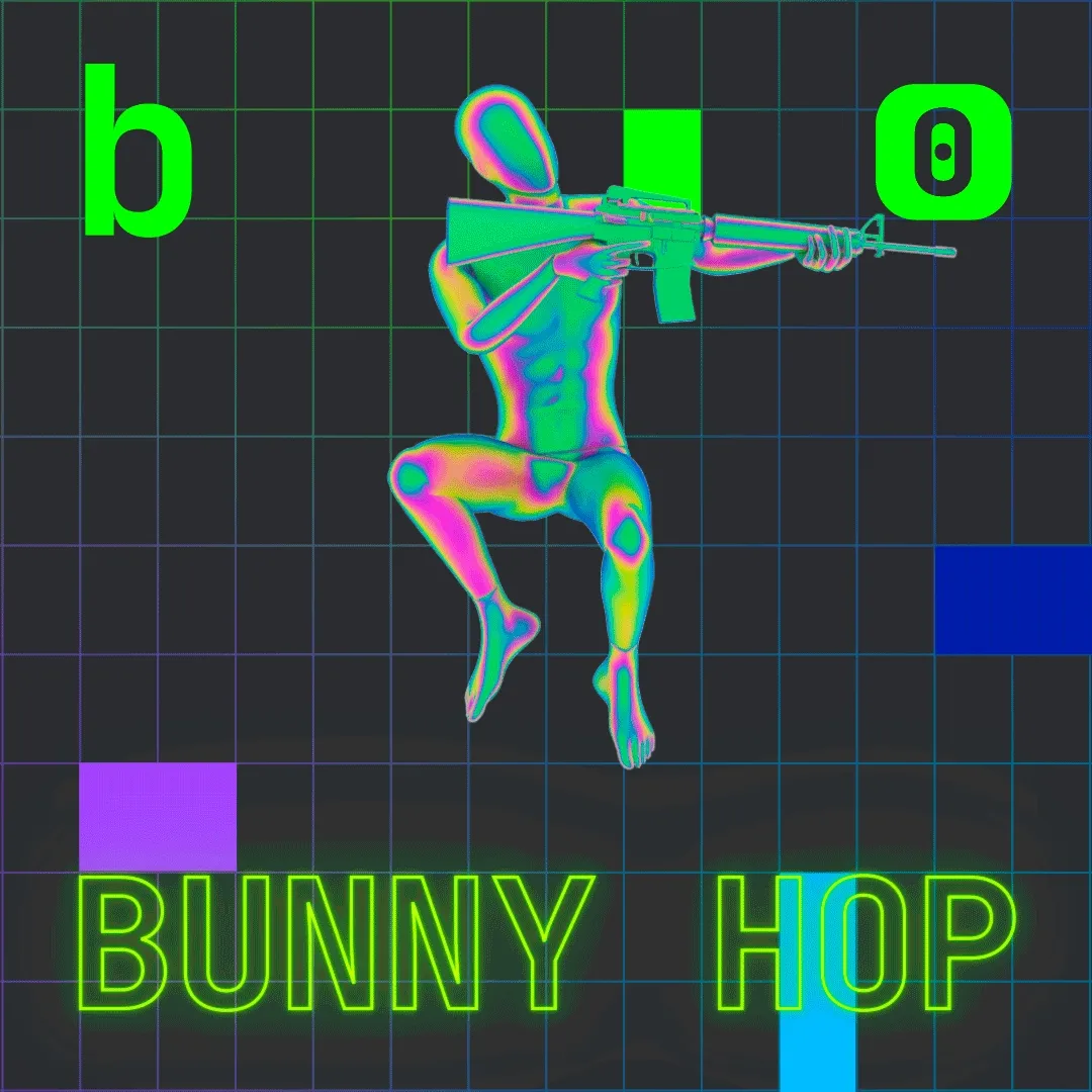 B is for: Bunny hop