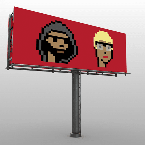 Billboard - CryptoPunks #6137 & #5413