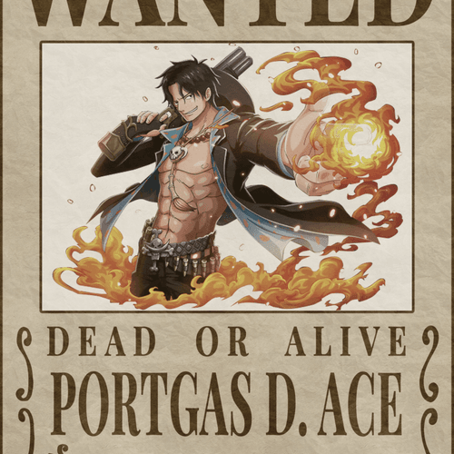 WANTED - Portgas D. Ace - One Piece - One Piece - Wanted | OpenSea
