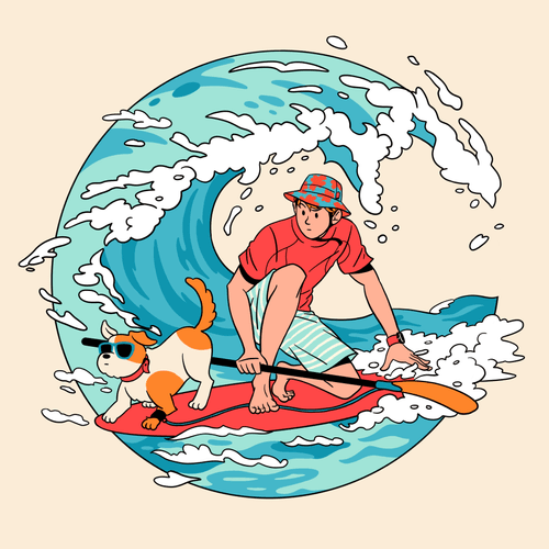 Surfer boy