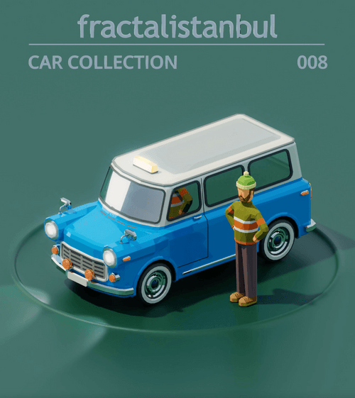 Car 008 - Blue 01/10