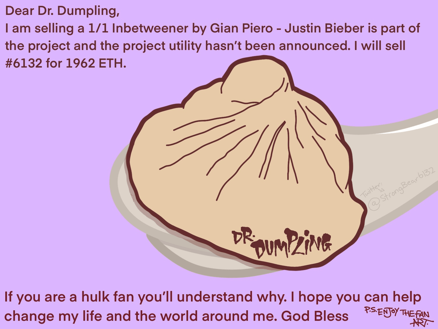 Dr. Dumpling Fan Art & Message <3