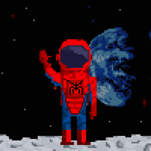 Spiderman Astronaut #0032