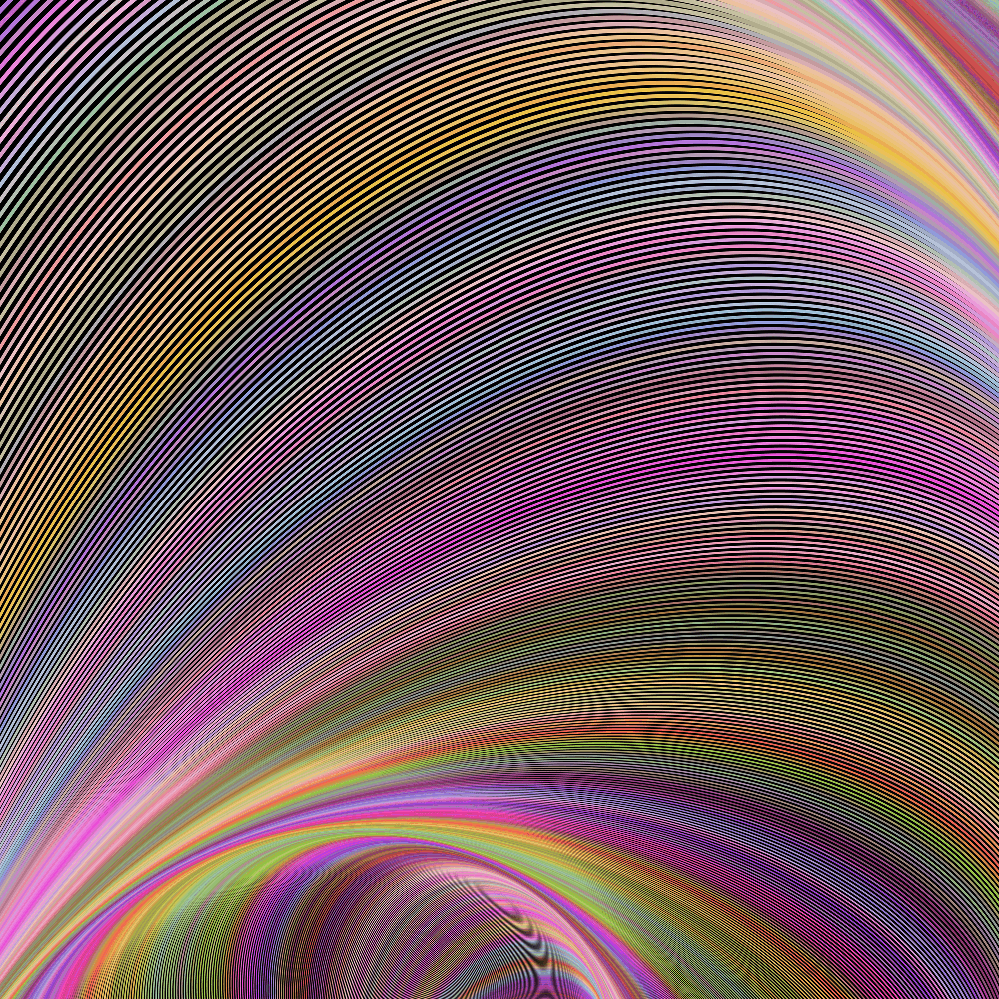 Curved Colorful Magic #77 - Curved Colorful Magic by David Zydd | OpenSea