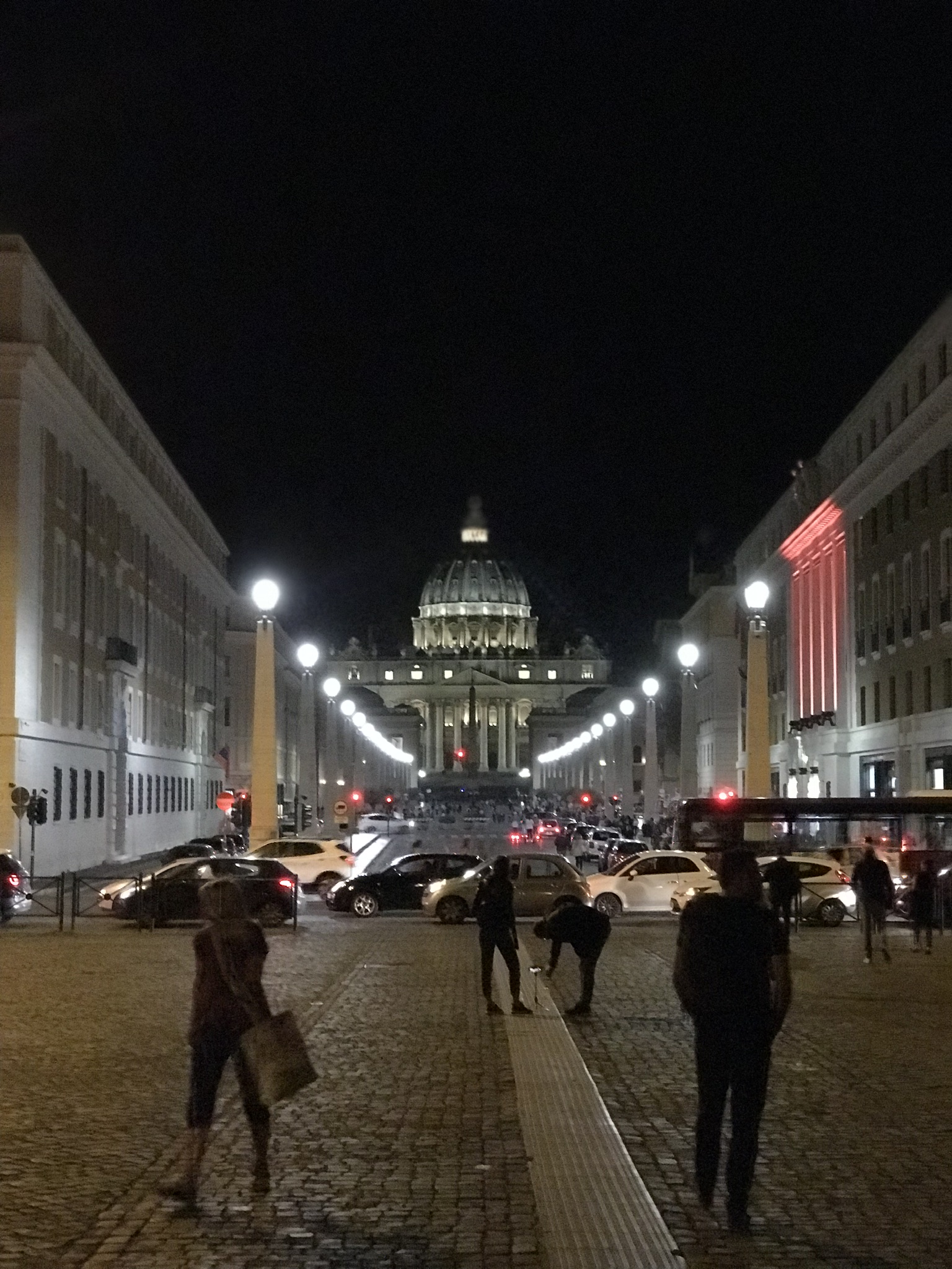 #003: Via della Conciliazione, by night.