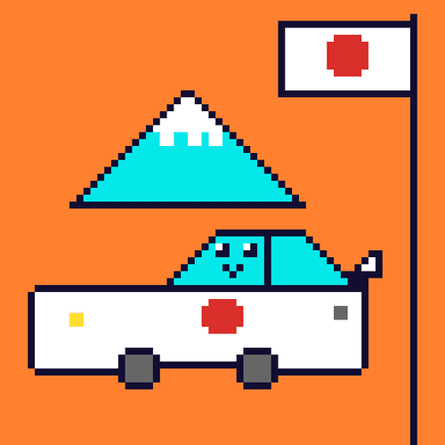 A car inspired by Japan.