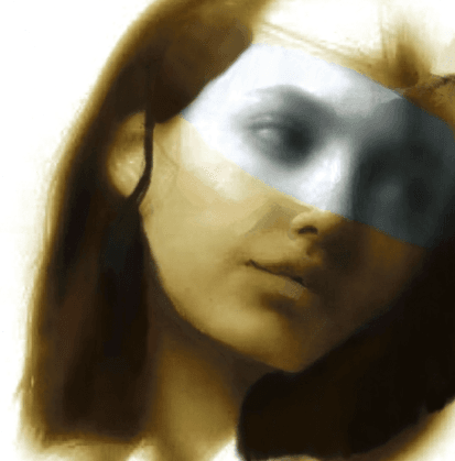 "The Secret Layer, unmasked and pixelated" By Anna of Roma