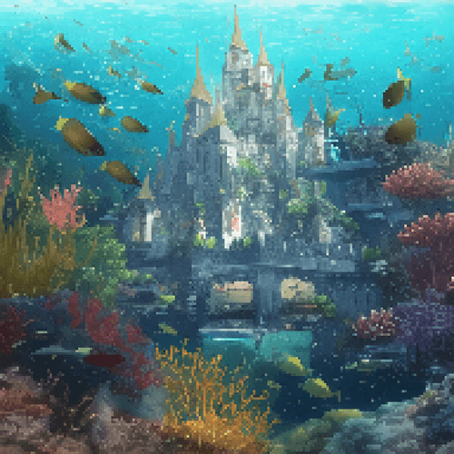 undersea castle #011