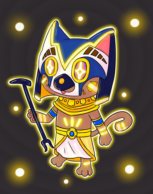 Cyber cat Horus