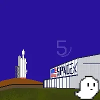 Space X Launch Ghost