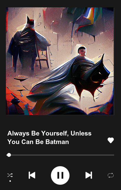 Always Be Yourself, Unless You Can Be Batman (feat. Jeff Montague) (Remix)