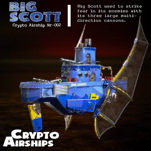 Crypto Airships • #002-Big Scott