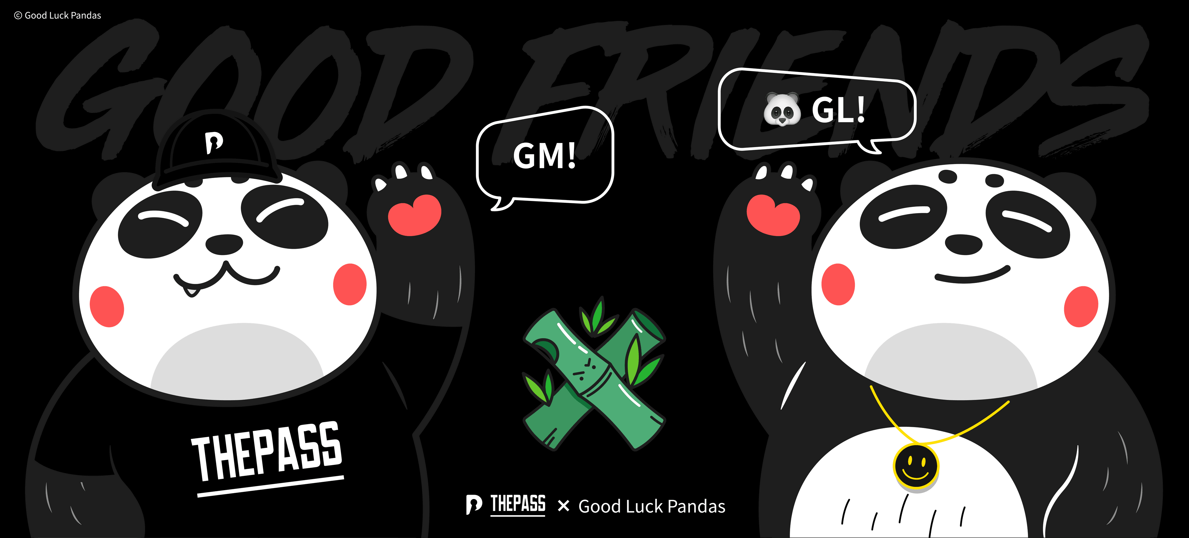 Good Luck Pandas & Friends Collection OpenSea