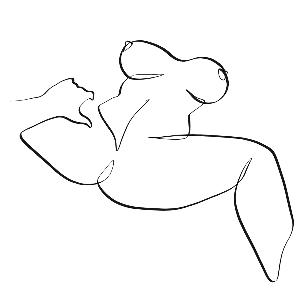 Flexible Beauty sex position one line art 17 Erotic Originals  