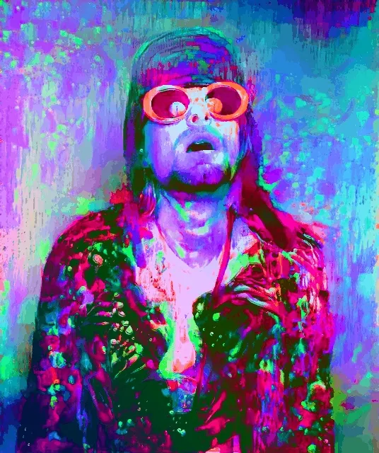 Trippy Kurt Cobain