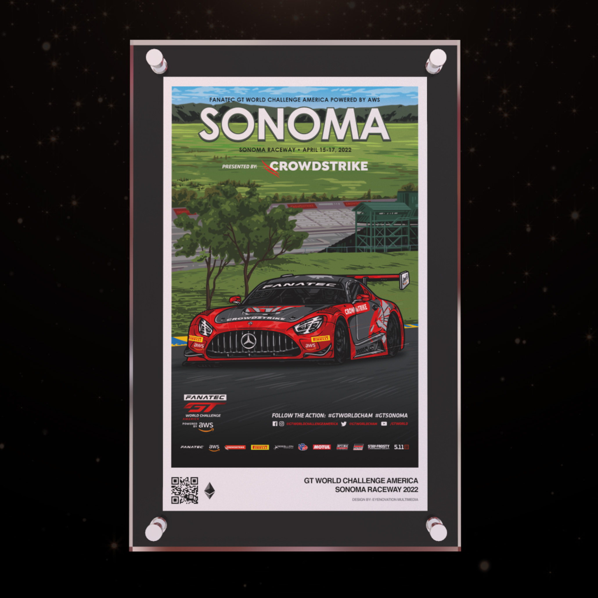 GT World Challenge America - G.P. of Sonoma 2022 Event Poster