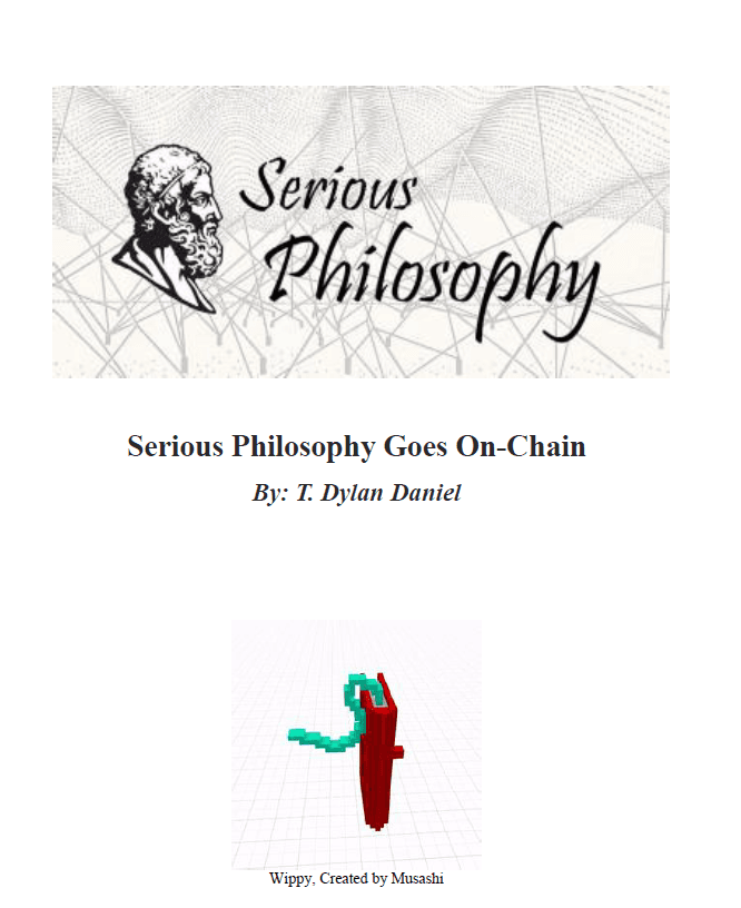 Serious Philosophy Goes On-Chain
