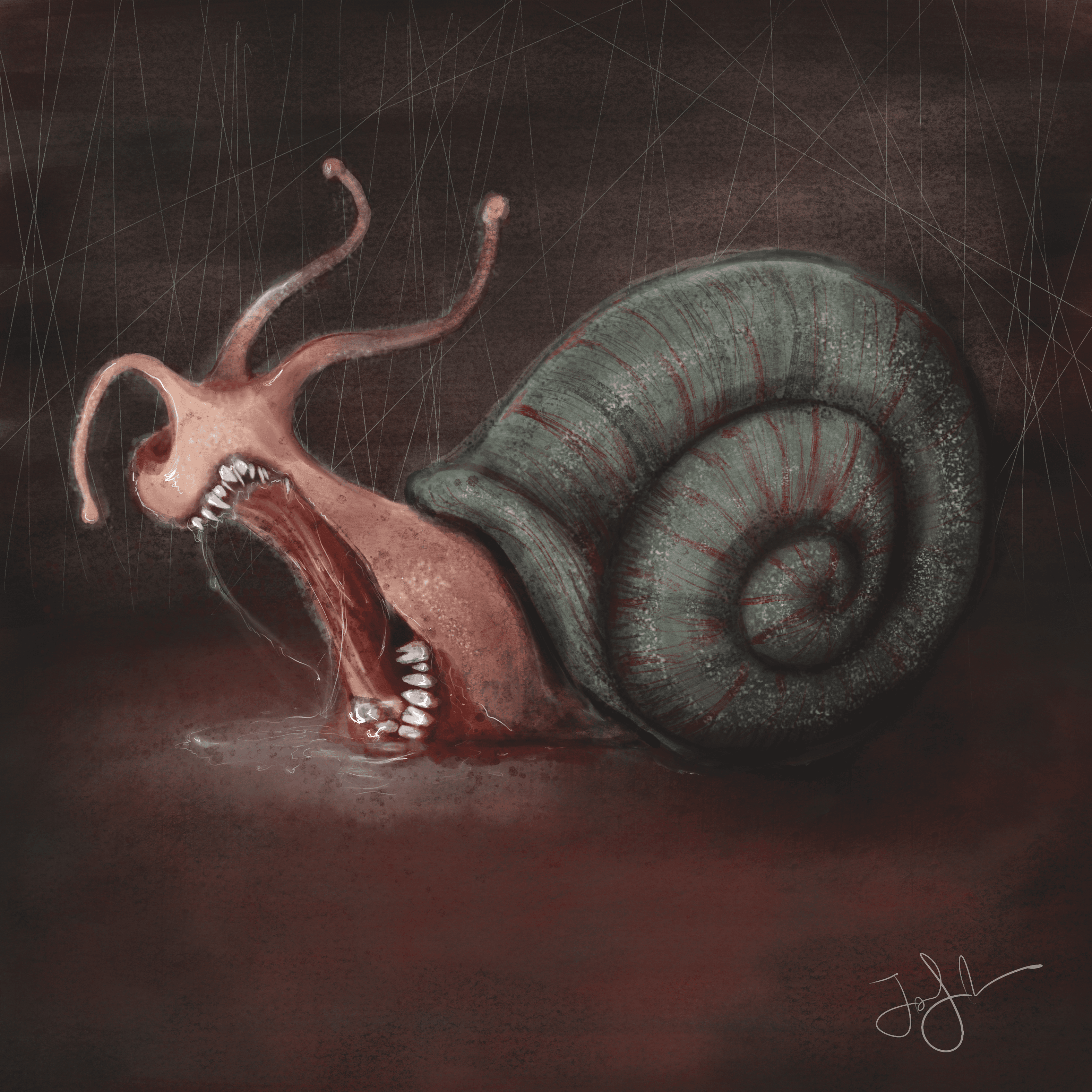 A Scary Snail