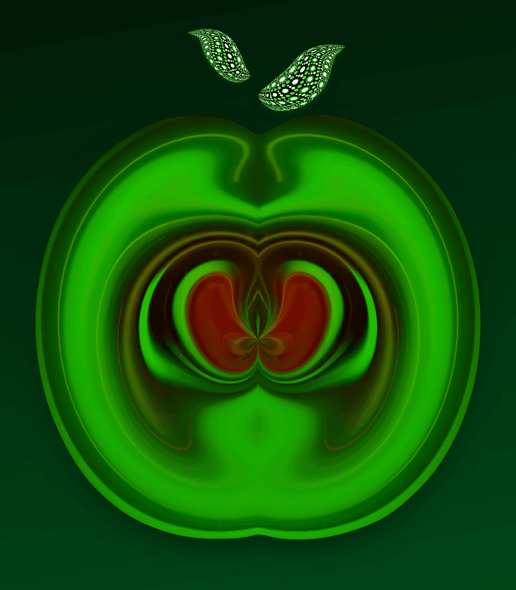 iPat-002 Green Apple