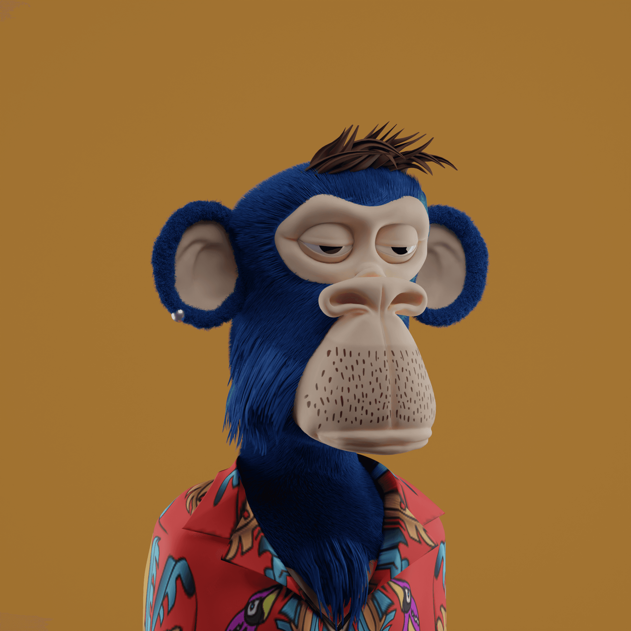 3D Bored Ape Club #164